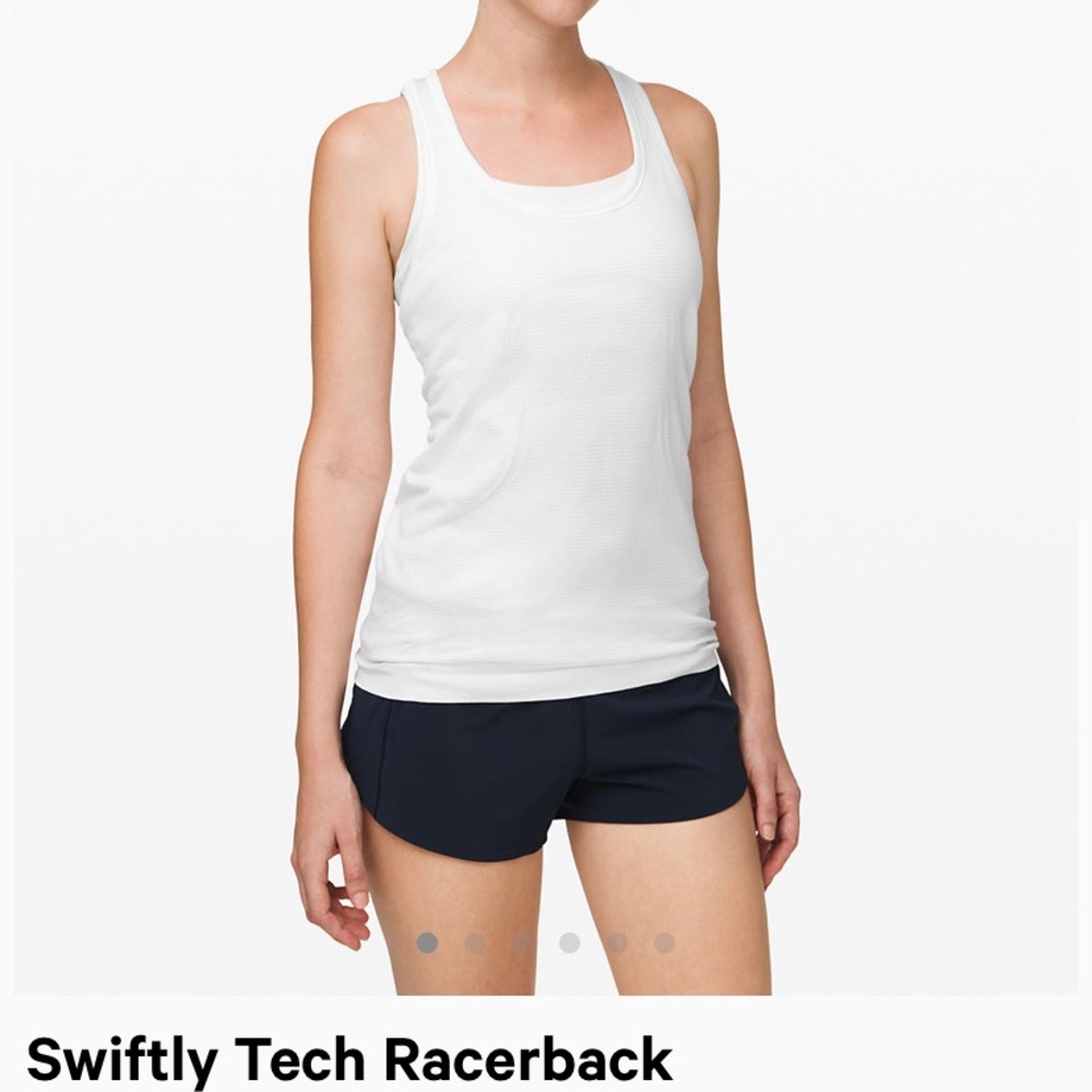 White Swiftly Tech Racerback